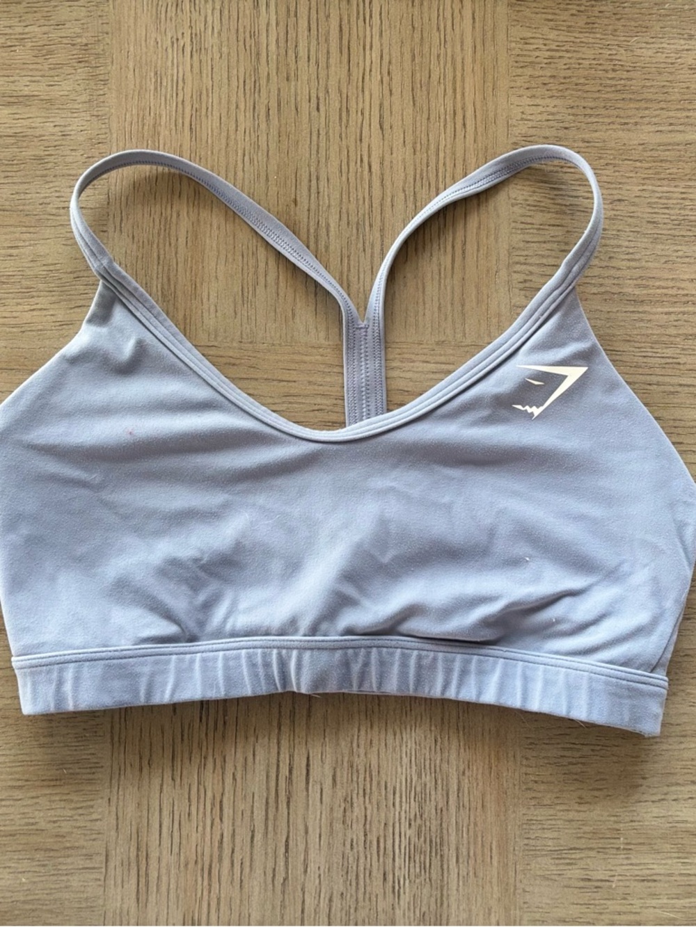 Gymshark Light Blue Strappy Sports Bra